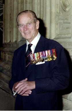 A photograph of Prince Phillip taken by Chris Christodoulou