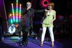 A photograph of an Elton John Live Performance taken by Chris Chistodoulou